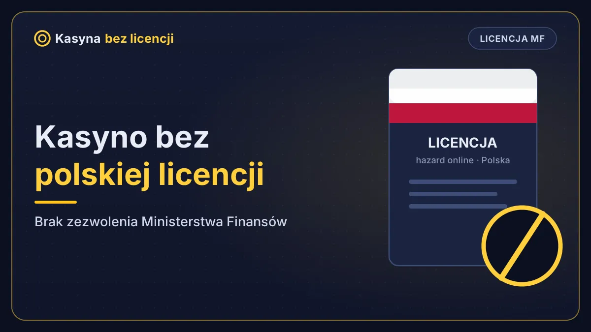 Kasyno bez polskiej licencji – brak zezwolenia Ministerstwa Finansów
